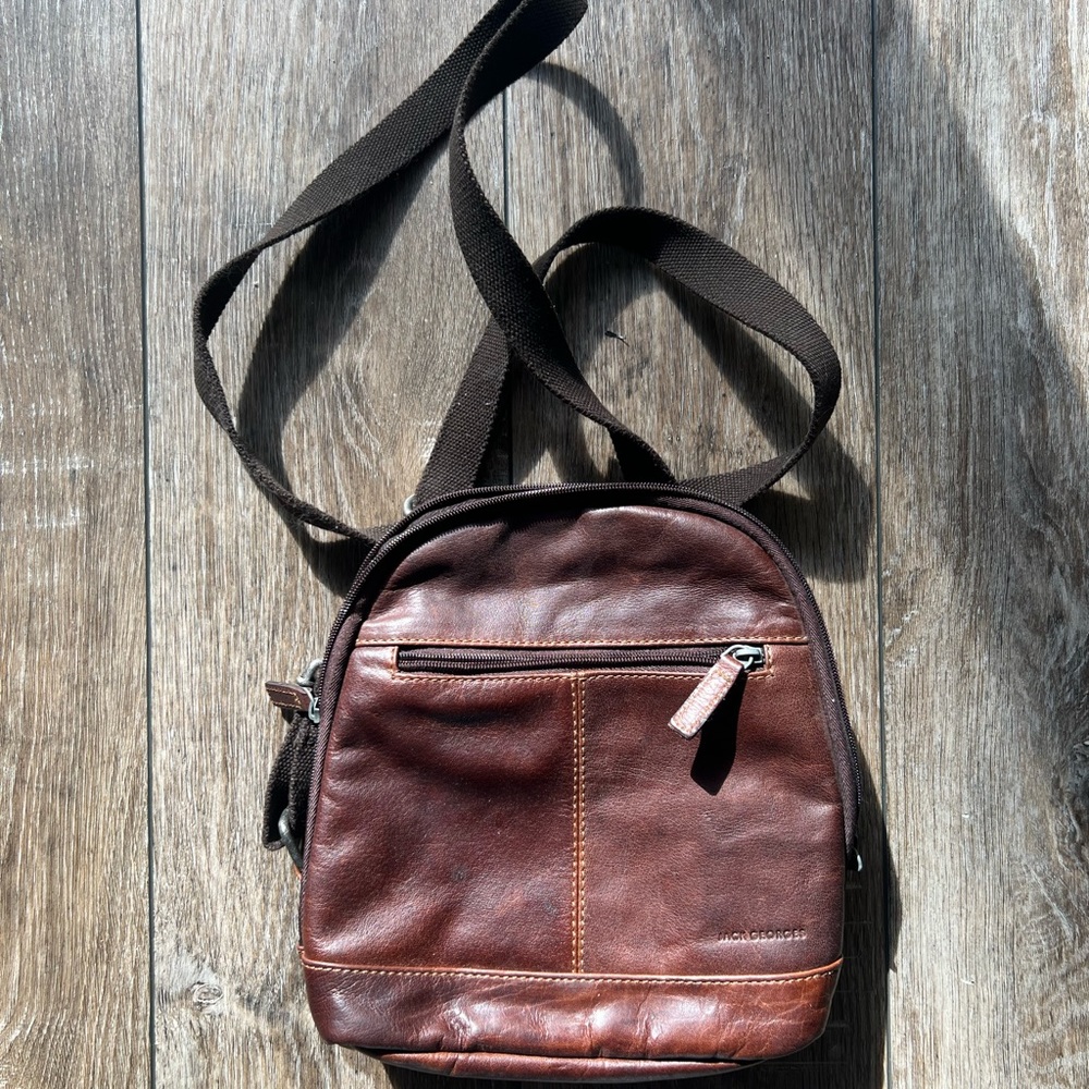 JACK GEORGES VOYAGER SMALL CONVERTIBLE BACKPACK/CROSSBODY #7133
